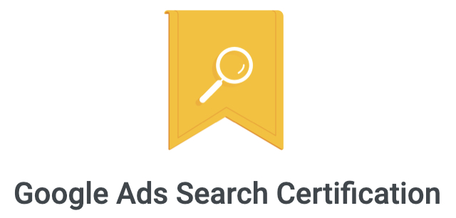 google ads search certification