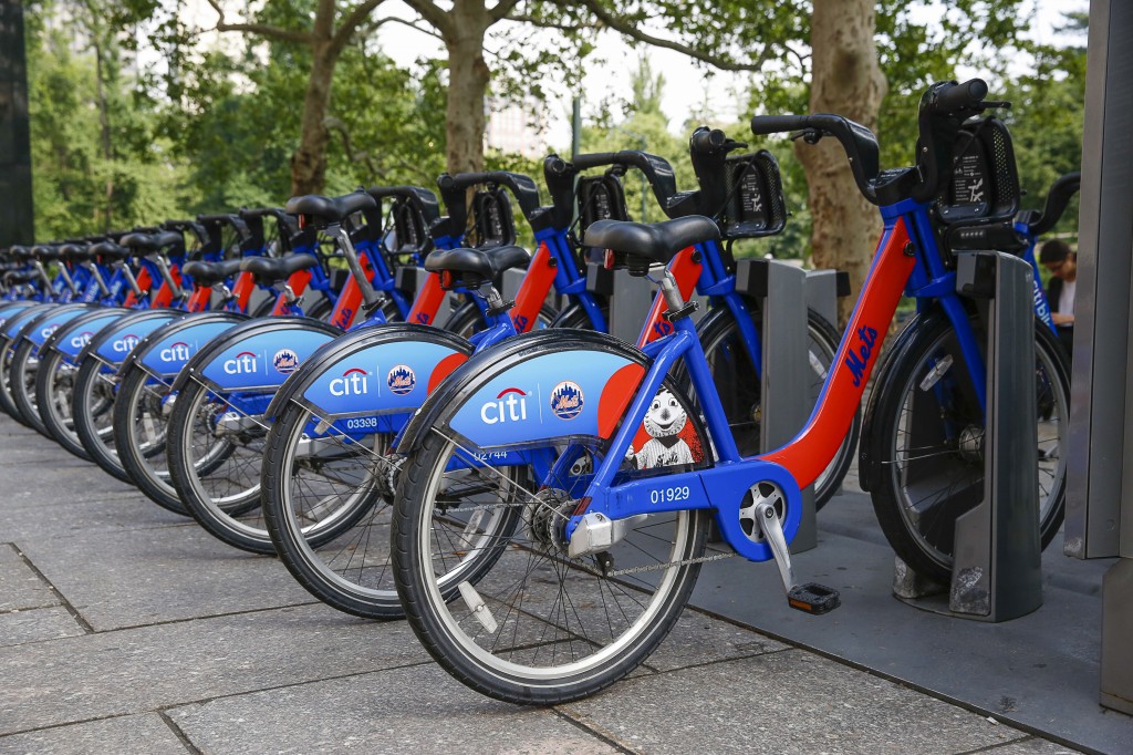 Mets-Wrapped Citi Bikes Launch & Citi Bike Sweepstakes